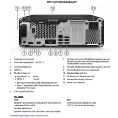 Pro Small Form Factor 400 G9 (gar. 2 anni onsite)
