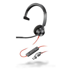 Cuffie HP Poly Blackwire 3310 USB-C/A MS