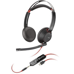 Cuffie Hp Poly Blackwire 5220 USB-C/A + AUX 3,5 mm
