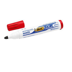 Rotulador bic velleda para pizarra rojo punta redonda 1,3 mm