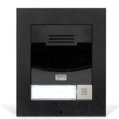 9155301BF - 2N IP Solo senza telecamera, montaggio ad incasso, nero