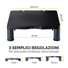 Supporto monitor Standard grafite