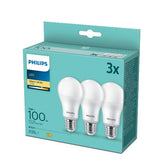 PHILIPS - LAMPADA LED A GOCCIA LUCE BIANCA CALDA 13W 3X
