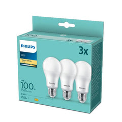 PHILIPS - LAMPADA LED A GOCCIA LUCE BIANCA CALDA 13W 3X
