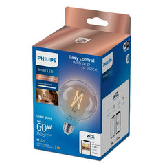 Globe con filamento trasparente 7 W (Eq. 60 W) G95 E27