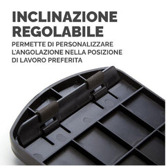Mousepad e poggiapolsi regolabili in altezza Premium Gel