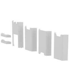 COPRI-BINARIO A PARETE DA 86 CM CAREFIT™ BIANCO