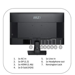 PRO MP245G, FHD, 100Hz, HDMI/DP/VGA, SPEAKERS, EPEAT