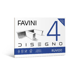 FAVINI 4 - ALBUM DA DISEGNO RUVIDO D4 220g/m2