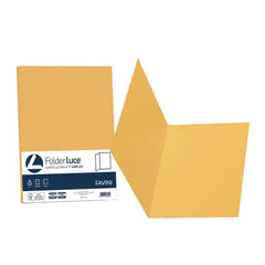 FOLDER LUCE E ACQUA Simplex- 50 cartelline - giallo oro