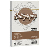CALLIGRAPHY canvas - Bianco - 12x18cm - 100g/m2 – 25Buste
