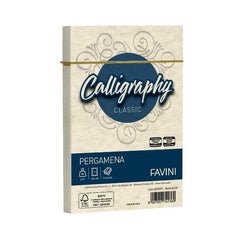 CALLIGRAPHY pergamena - Naturale - 12x18 cm - 90g/m2 – 25 buste