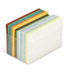 ARCOBALENO - 9x14 cm - 100 buste 90 g/m2 - 100 cartoncini 200 g/m2