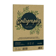 CALLIGRAPHY Nature Crush - Verde Oliva - 120g/m2 – 50 fogli