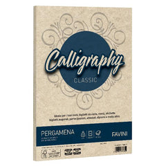 CALLIGRAPHY pergamena - Sabbia - 190g/m2 – 50 fogli