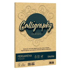CALLIGRAPHY pergamena - Oro - 90g/m2 – 50 fogli