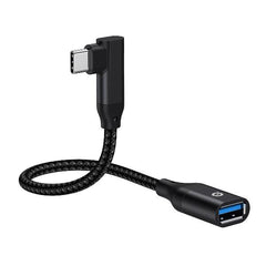 ADATTATORE USB 3.2 Gen 2 angolato 90° per USB-A OTG