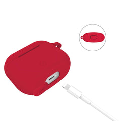 AIRCASE - Custodia in silicone morbido compatibile con Airpods 3rd Gen.