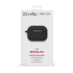 AIRCASE - Custodia in silicone morbido compatibile con Airpods Pro