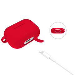 AIRCASE - Custodia in silicone morbido compatibile con Airpods Pro