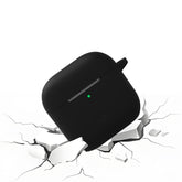 AIRCASE4 - Custodia in silicone morbido compatibile con Airpods 4th Gen.