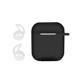 AIRCASE - Custodia in silicone morbido compatibile con Airpods 1st Gen. / 2nd Gen.