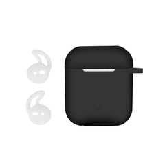 AIRCASE - Custodia in silicone morbido compatibile con Airpods 1st Gen. / 2nd Gen.
