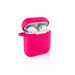 AIRCASE - Custodia in silicone morbido compatibile con Airpods 1st Gen. / 2nd Gen.