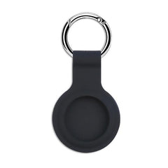 AIRCASETAG - Custodia in silicone morbida con gancio in metallo compatibile con Airtag 1a Gen/2a Gen