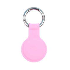AIRCASETAG - Custodia in silicone morbida con gancio in metallo compatibile con Airtag 1a Gen/2a Gen