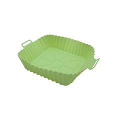 MUITOMAS - Teglia in silicone per friggitrice ad aria verde salvia