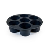 MUITOMAS - Stampo per muffin per friggitrice ad aria in silicone nero