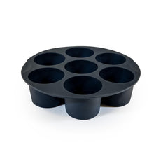 MUITOMAS - Stampo per muffin per friggitrice ad aria in silicone nero