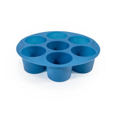 MUITOMAS - Stampo per muffin per friggitrice ad aria in silicone blu ottanio