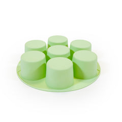 MUITOMAS - Stampo per muffin in silicone per friggitrice ad aria verde salvia