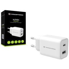 CARICATORE 2-PORTE USB PPS PD (1x USB-A , 1x USB-C, QC 3.0)