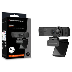 WEBCAM 4K 8.3MP AUTOFOCUS CON DOPPIO MICROFONO (Adattatore USB-C incluso)