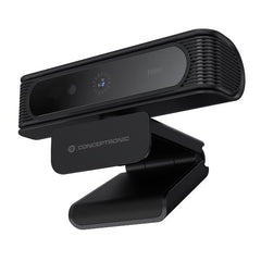 WEBCAM FULL HD 1080P -- Obiettivo Gradangolare 80°, Compatibile con Windows Hello Face