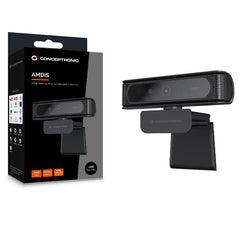 WEBCAM FULL HD 1080P -- Obiettivo Gradangolare 80°, Compatibile con Windows Hello Face