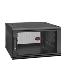 NetShelter 6U Wallmount Rack Enclosure Cabinet Single Hinged Server Depth