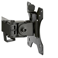 Staffa per due monitor con montaggio su scrivania