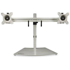Supporto per due monitor - Orizzontale - Argento