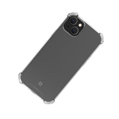 ARMOR - Cover rigida trasparenti con bordi corrazzati e angoli rinforzati compatibile con Apple iPhone 15