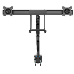Braccio per doppio monitor da tavolo - 2 porte USB 3.0