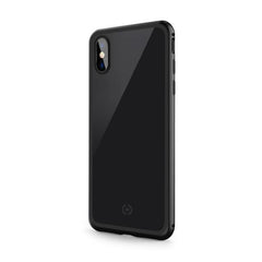 ATTRACTION - Cover magnetica con bordi in alluminio, protezione 360° compatibile con Apple iPhone Xs/ iPhone X