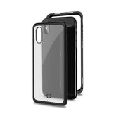 ATTRACTION - Cover magnetica con bordi in alluminio, protezione 360° compatibile con Apple iPhone Xs Max