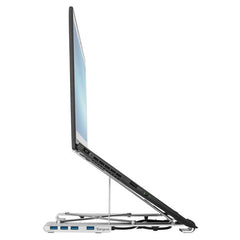 Supporto Portatile con Hub USB-A Integrato