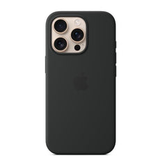 Custodia MagSafe in silicone per iPhone 16 Pro - Nero
