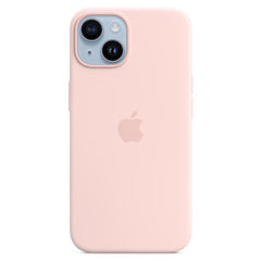 Custodia MagSafe in silicone per iPhone 14 Plus - Rosa creta