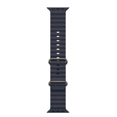 Cinturino Ocean blu navy (49 mm) - Titanio naturale
